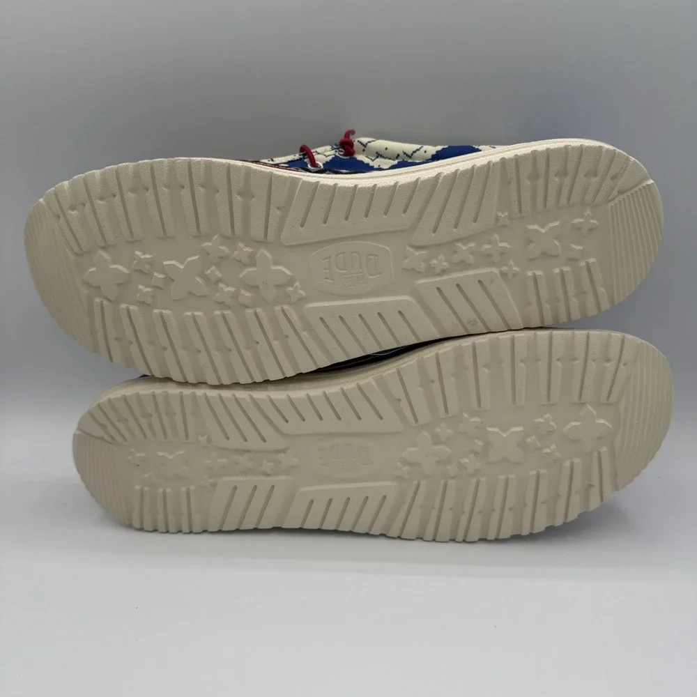 Hey Dude Wally Holiday Cheers - Holiday‎ White/Multi Sz Mens 13